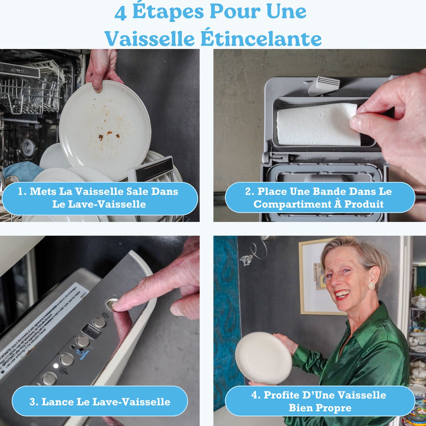 Feuilles Lave-vaisselle Écologiques