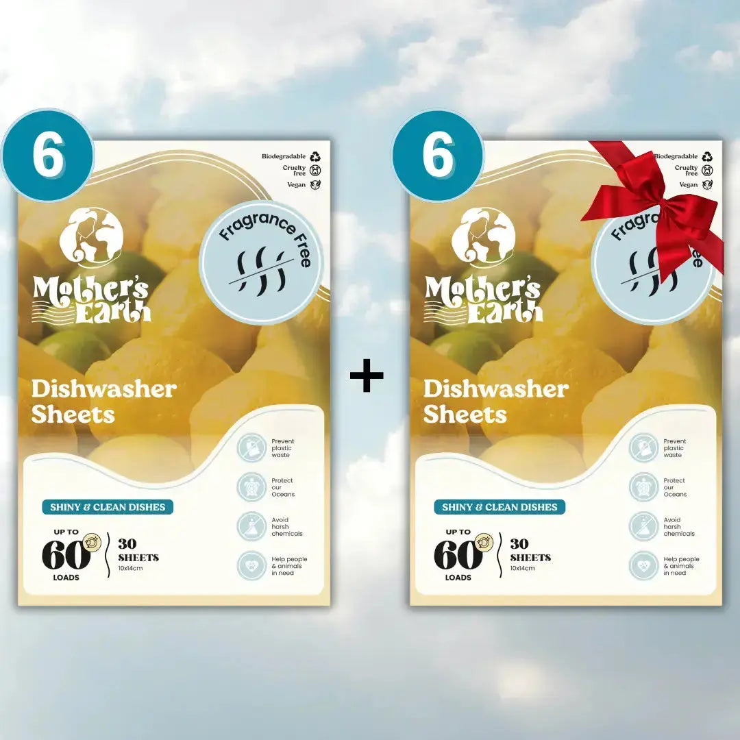 Eco-Friendly Dishwasher Sheets | One Timer Offer Mother's Earth