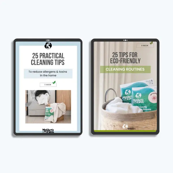2x Cleaning Ebooks (50 Tips) Mother's Earth Worldwide