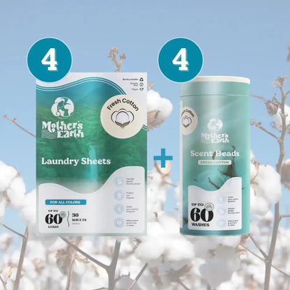 Feuilles De Lessive Écologiques + Perles Parfumées