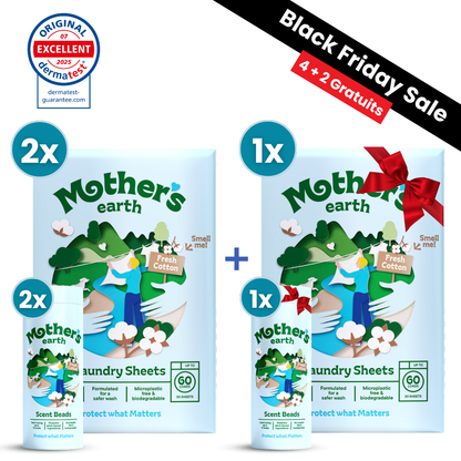 Feuilles De Lessive Écologiques + Perles Parfumées