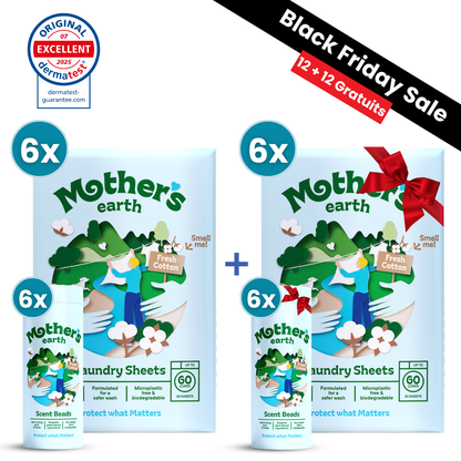 Feuilles De Lessive Écologiques + Perles Parfumées