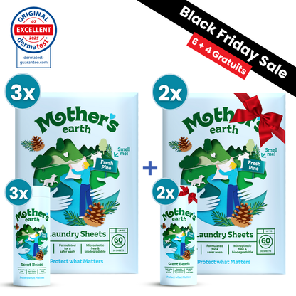 Feuilles De Lessive Écologiques + Perles Parfumées