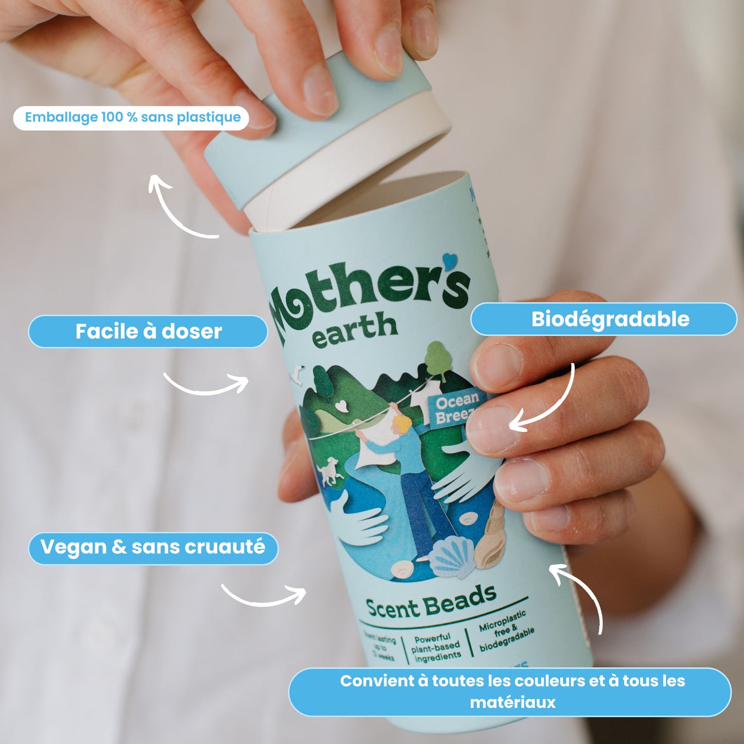 Lot Avantage Bandes de Lessive Écologiques + Perles Parfumées