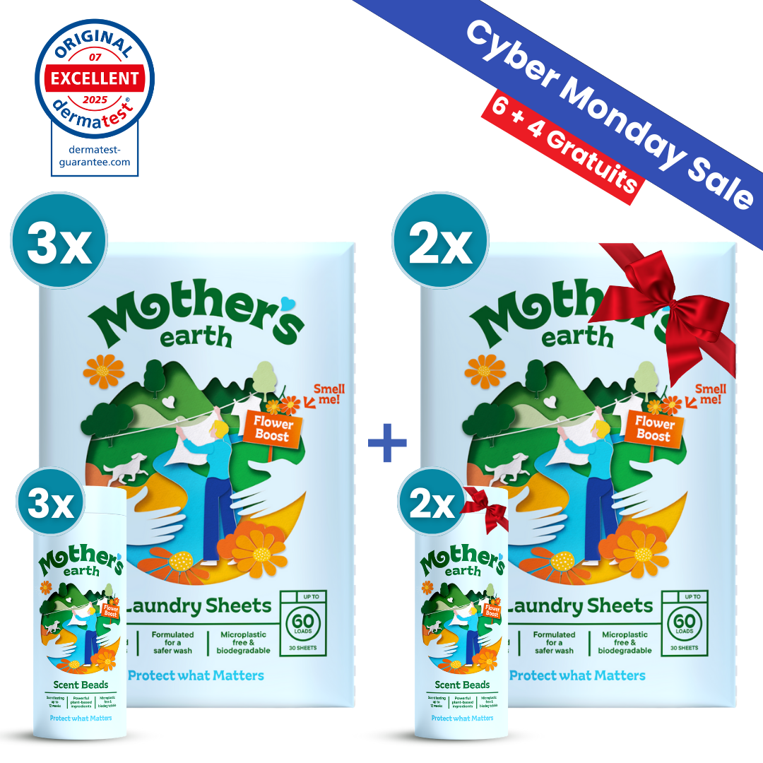 Feuilles De Lessive Écologiques + Perles Parfumées