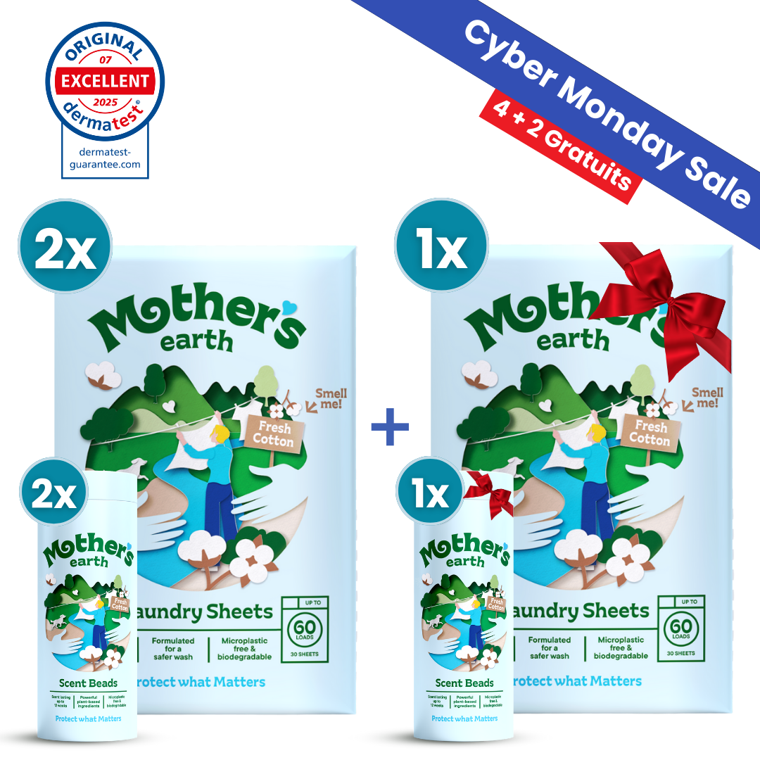 Feuilles De Lessive Écologiques + Perles Parfumées