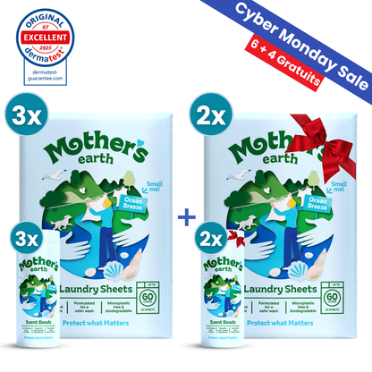 Feuilles De Lessive Écologiques + Perles Parfumées