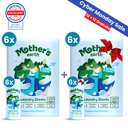 Feuilles De Lessive Écologiques + Perles Parfumées