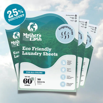 Eco-Friendly Laundry Sheets 240 Washes Mother's Earth Worldwide