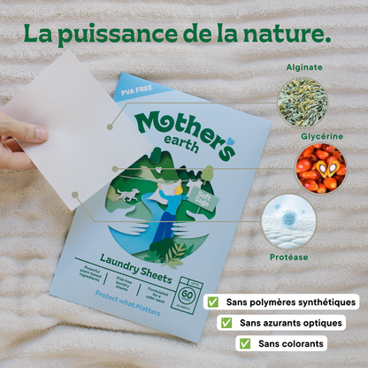 La première feuille de lessive sans PVA d'Europe