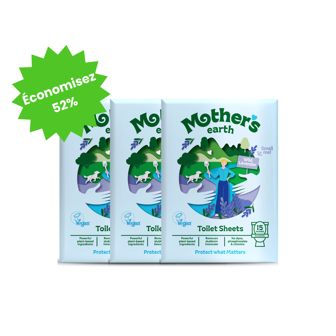 Feuilles Nettoyantes Toilettes 🧼