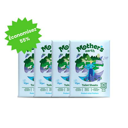Feuilles Nettoyantes Toilettes 🧼