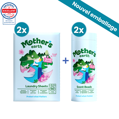 Lot Avantage Bandes de Lessive Écologiques + Perles Parfumées