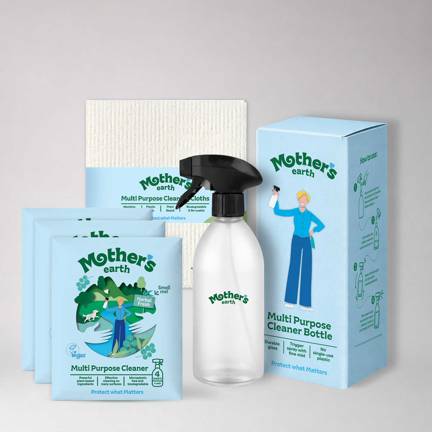 Kit de démarrage nettoyant multi-usages