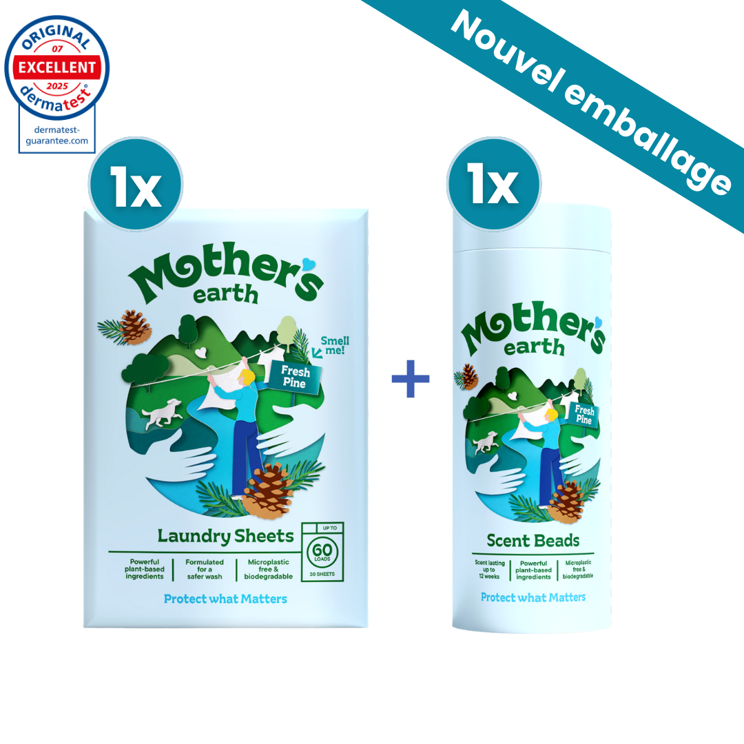 Lot Avantage Bandes de Lessive Écologiques + Perles Parfumées