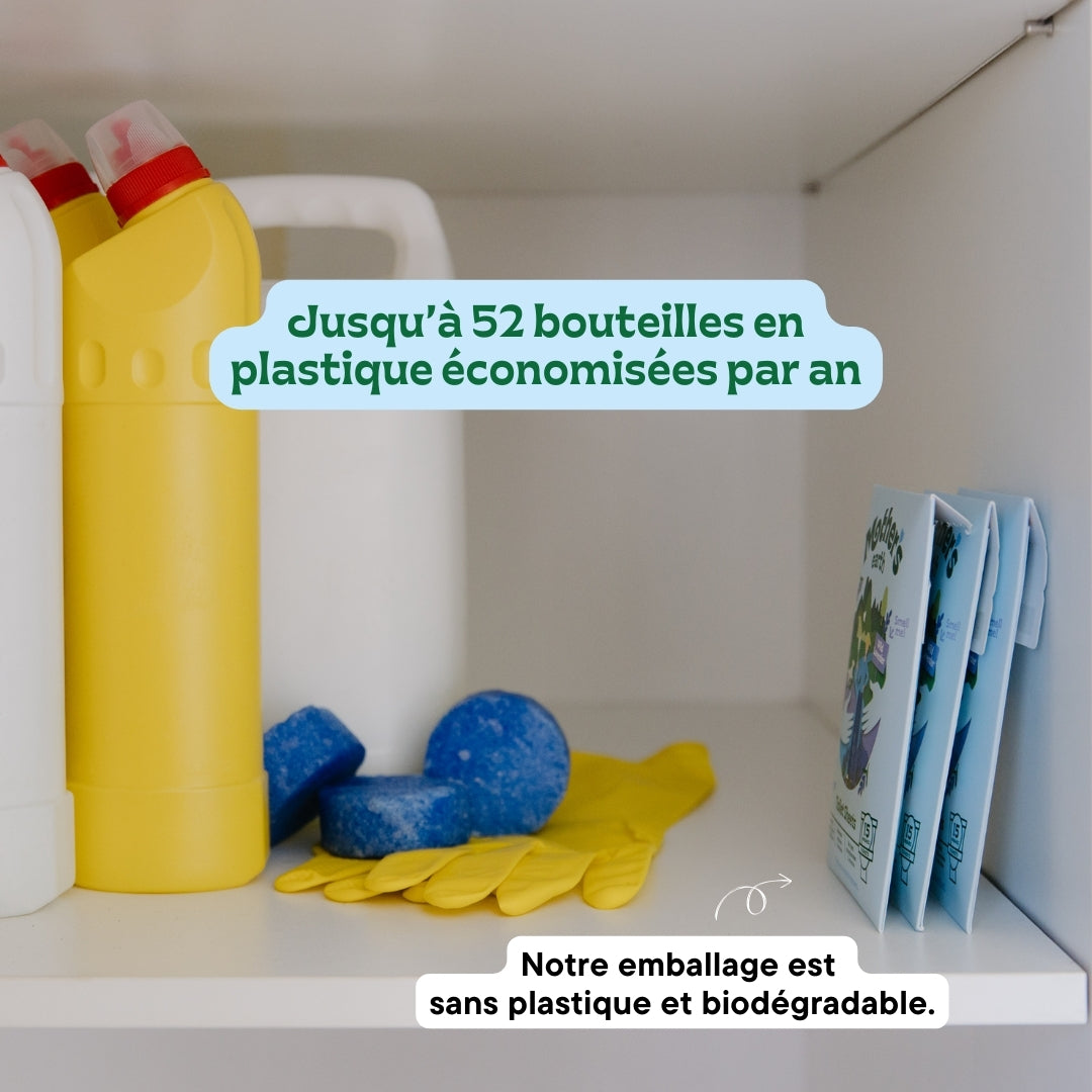 Feuilles Nettoyantes Toilettes 🧼