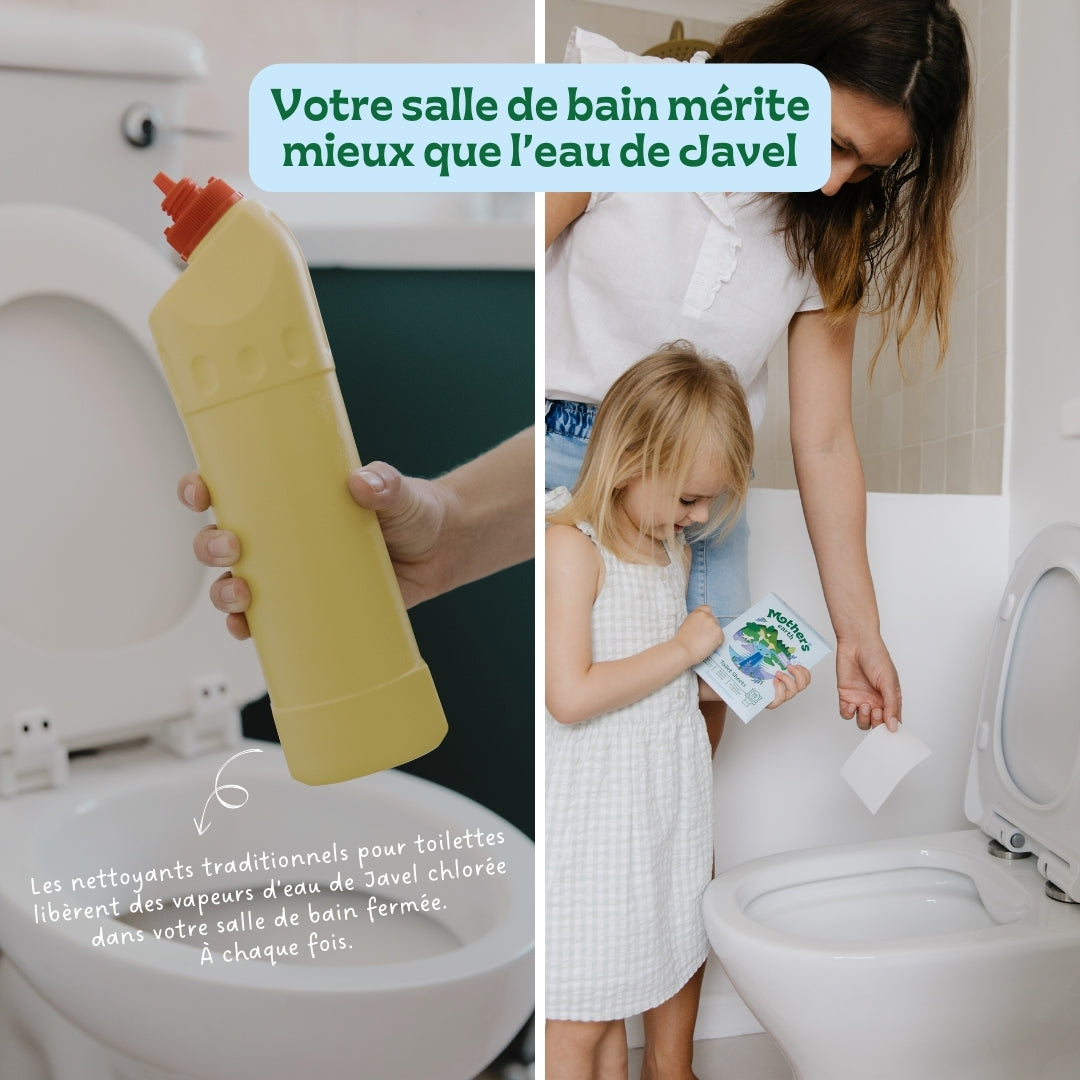 Feuilles Nettoyantes Toilettes 🧼