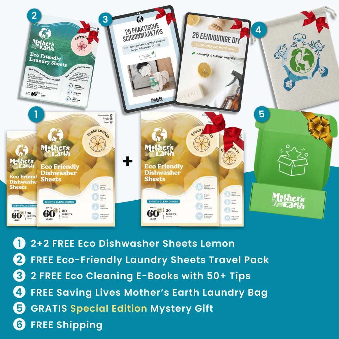 Eco Friendly Dishwasher Sheets 240 Washes Mother's Earth