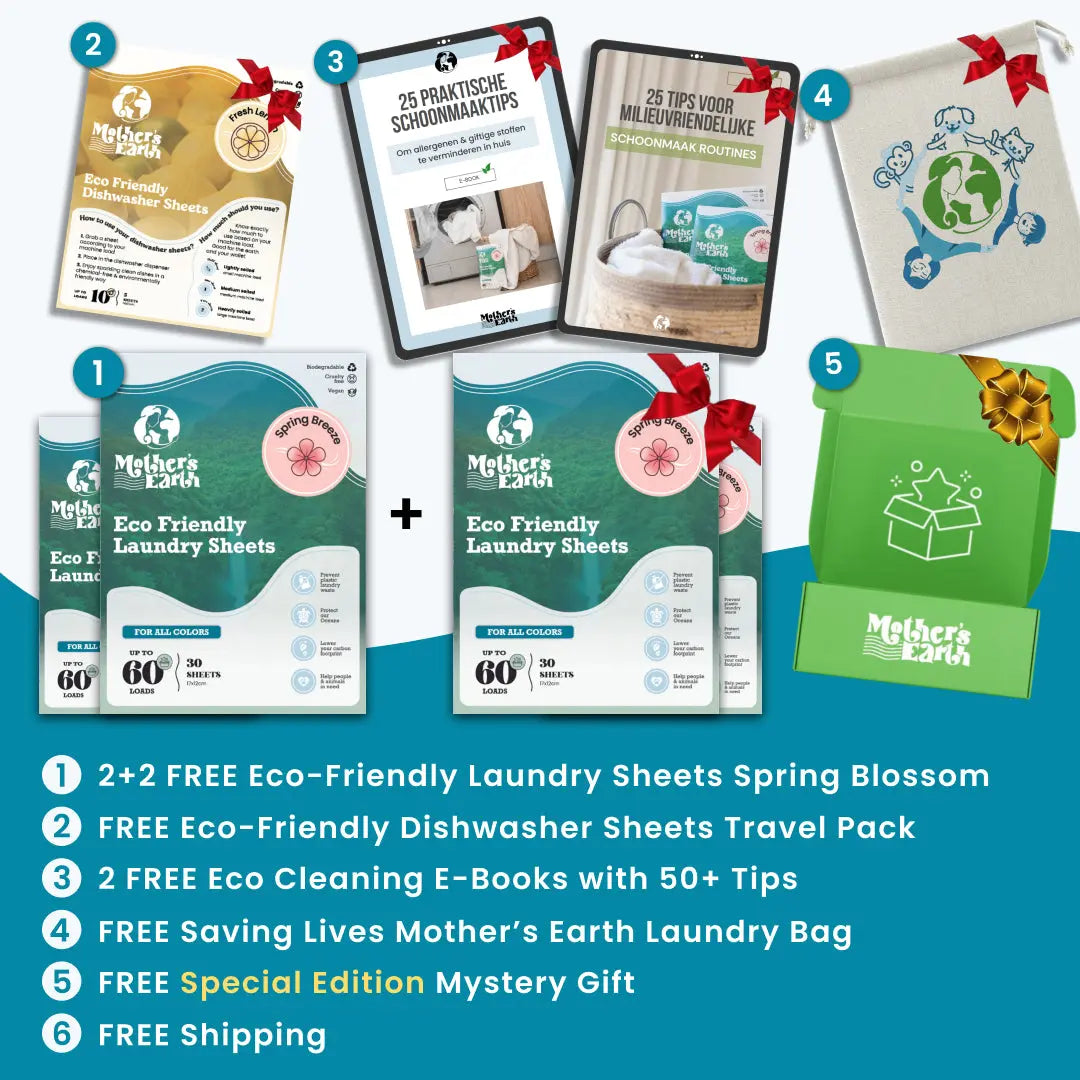Eco-Friendly Laundry Sheets 240 Washes Mother's Earth Worldwide