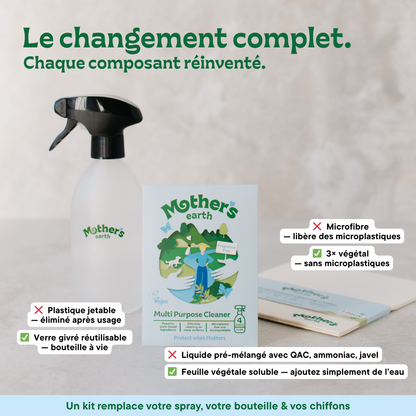 Kit de démarrage nettoyant multi-usages