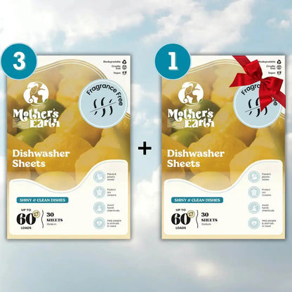 Eco-Friendly Dishwasher Sheets | One Timer Offer Mother's Earth