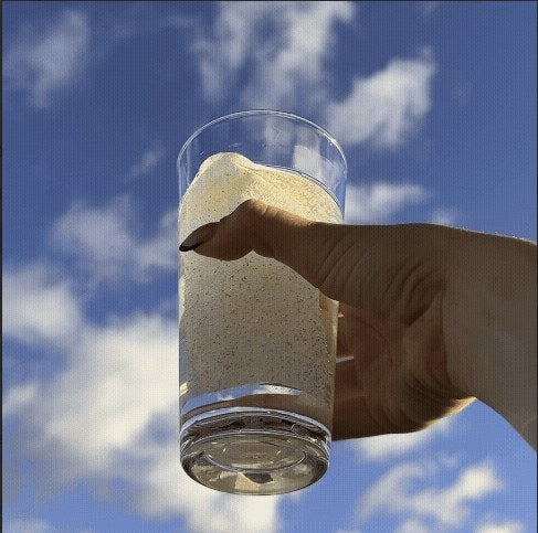 Sheet dissolving in water