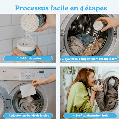 Lot Avantage Feuilles de Lessive + Perles Parfumées